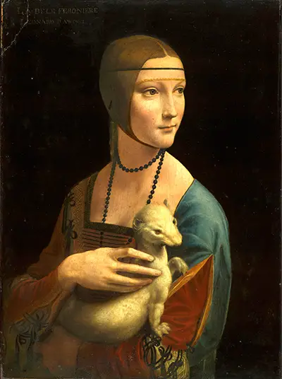 La Dame à l'hermine Léonard de Vinci